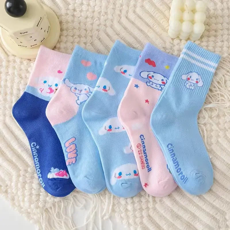 TwoCutesy™ Cotton Girls Socks Korean Spring and Summer Cartoon