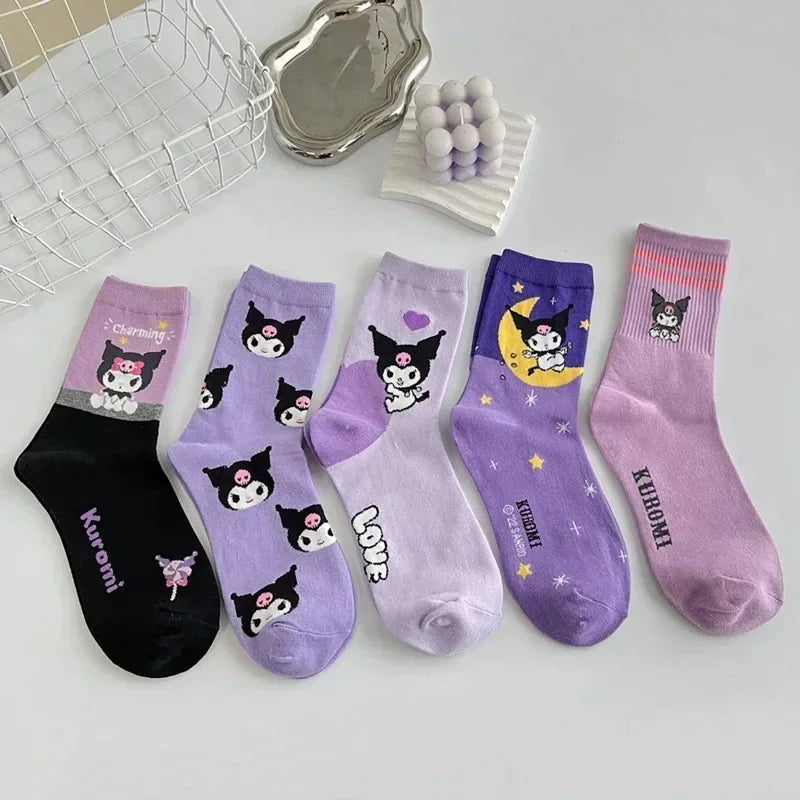 TwoCutesy™ Cotton Girls Socks Korean Spring and Summer Cartoon