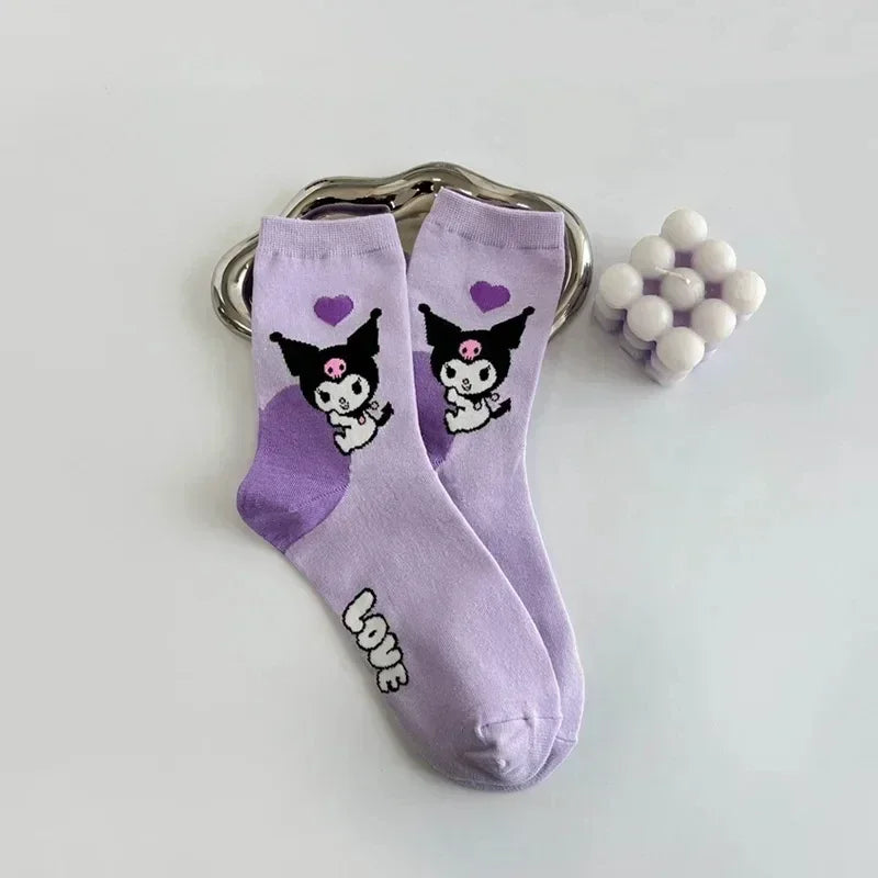 TwoCutesy™ Cotton Girls Socks Korean Spring and Summer Cartoon