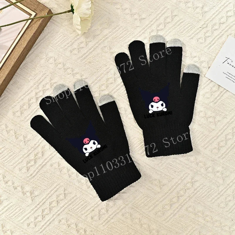 TwoCutesy™ Unisex Five Finger Knitted Gloves