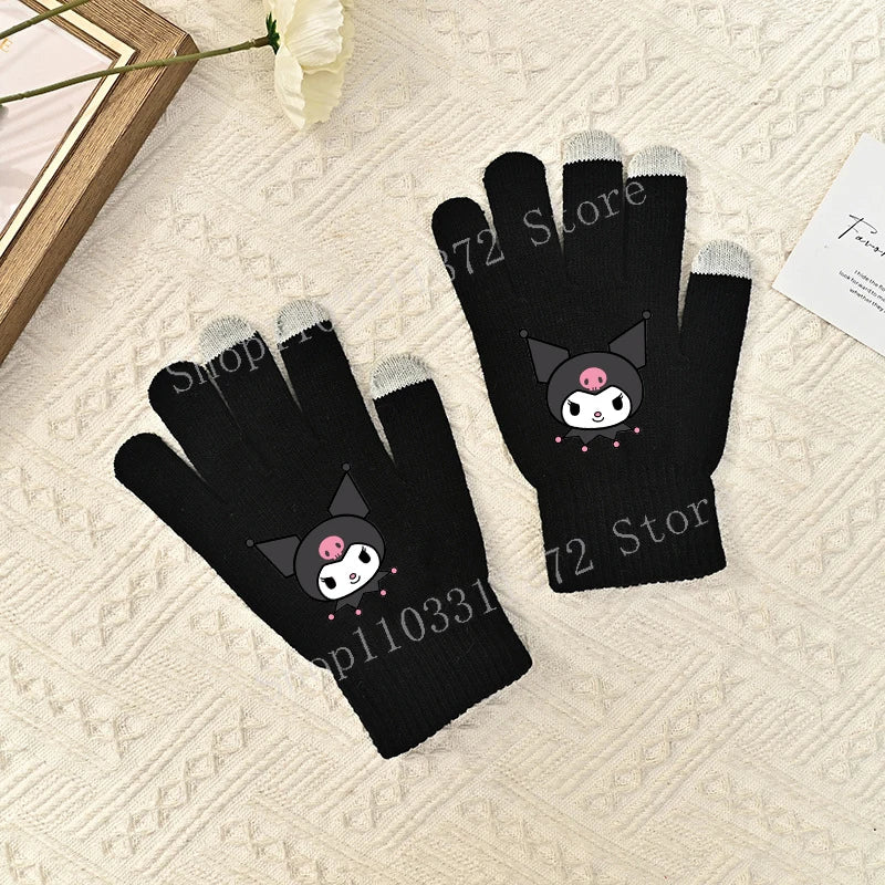 TwoCutesy™ Unisex Five Finger Knitted Gloves