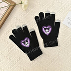 TwoCutesy™ Unisex Five Finger Knitted Gloves