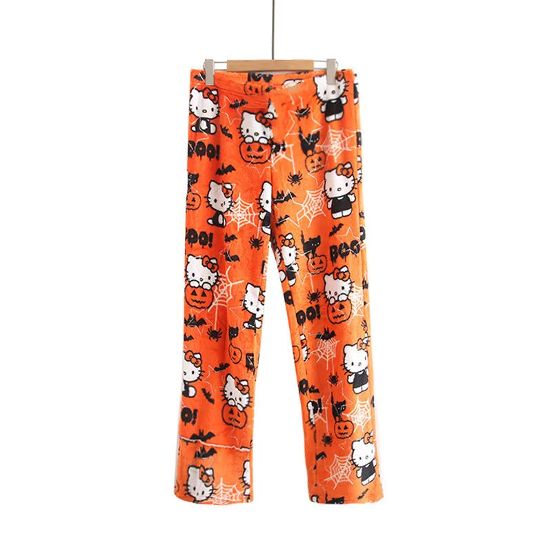 TwoCutesy™ Couples Flannel Pajamas Kawaii Woolen Wear