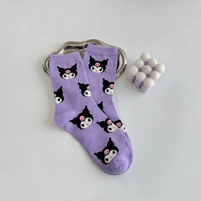 TwoCutesy™ Cotton Girls Socks Korean Spring and Summer Cartoon