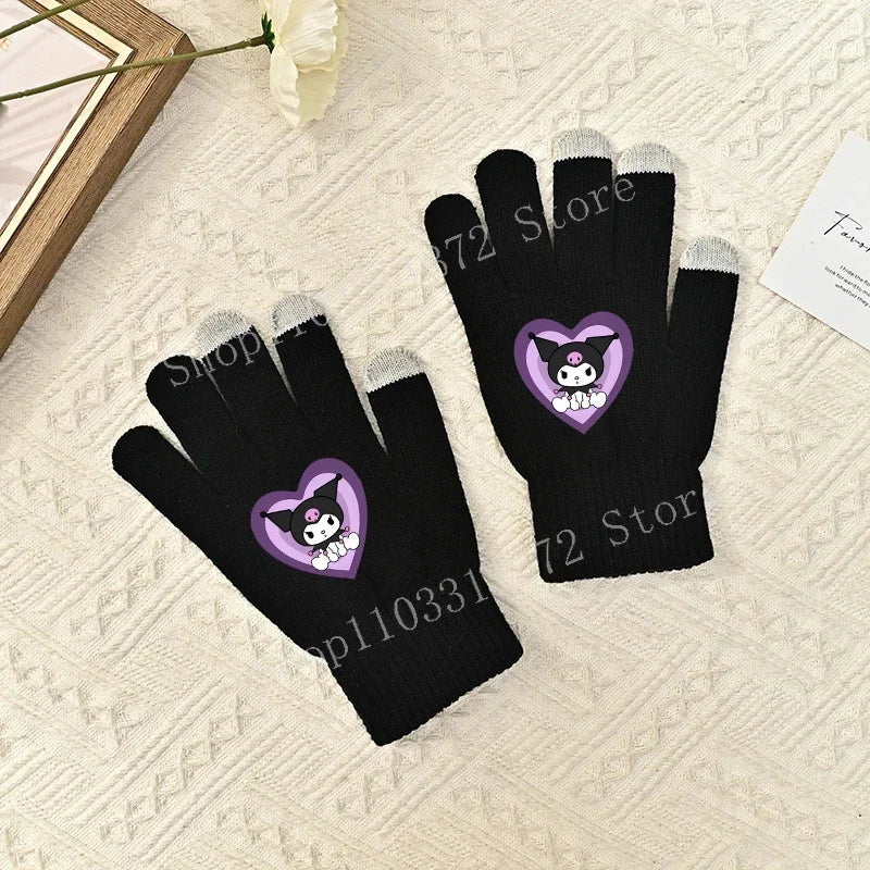 TwoCutesy™ Unisex Five Finger Knitted Gloves