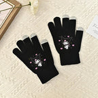 TwoCutesy™ Unisex Five Finger Knitted Gloves