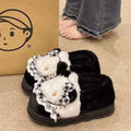 TwoCutesy™ Cotton Non-Slip Plush Thickened Slippers