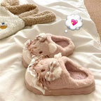 TwoCutesy™ Cotton Non-Slip Plush Thickened Slippers