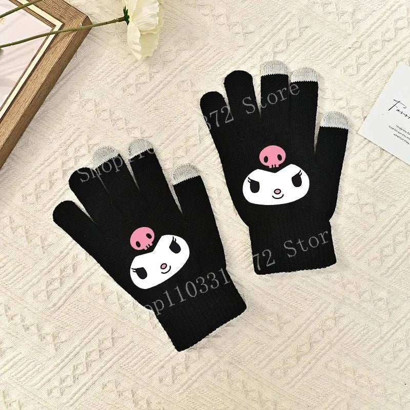 TwoCutesy™ Unisex Five Finger Knitted Gloves