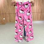 TwoCutesy™ Couples Flannel Pajamas Kawaii Woolen Wear