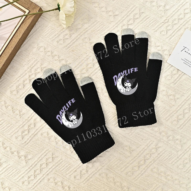 TwoCutesy™ Unisex Five Finger Knitted Gloves